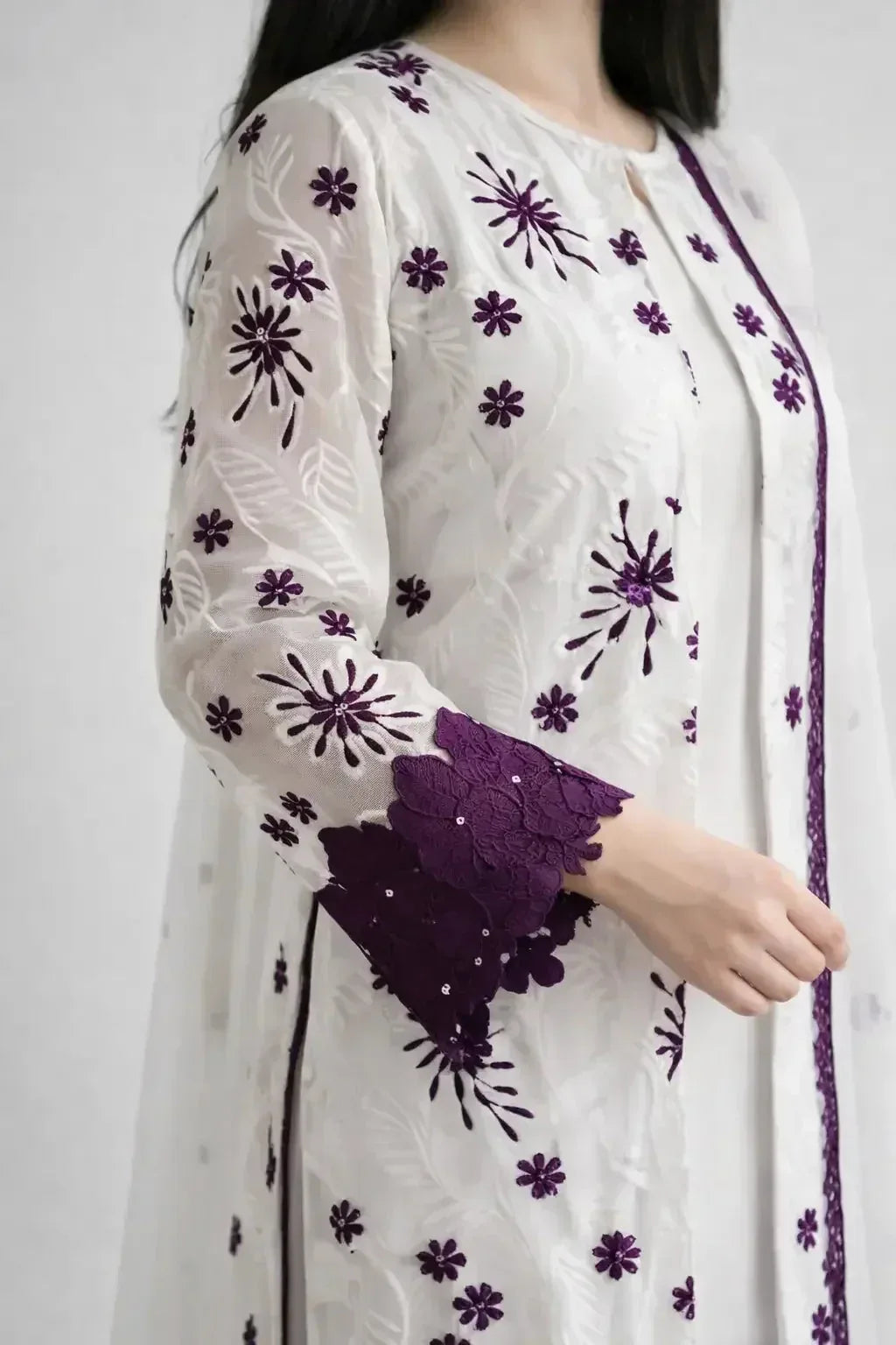 Purple Stone – Luxury Suit Sundar Style