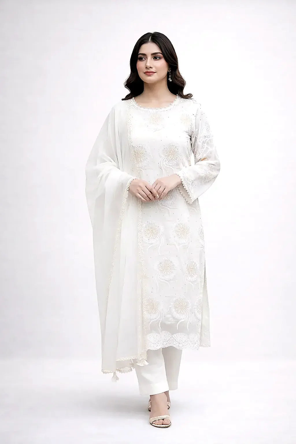 White Rose Sundar Style