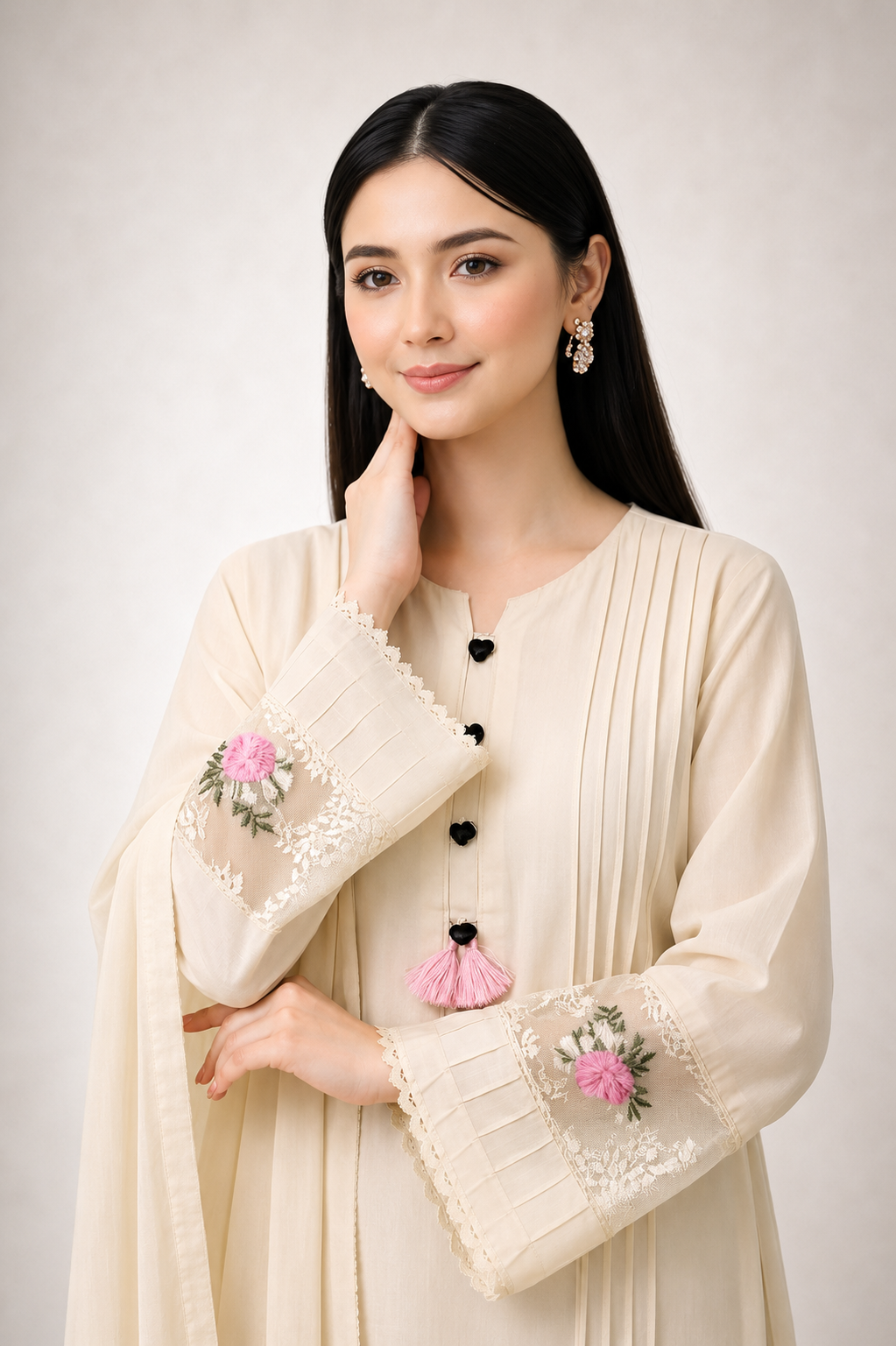 Lovely Jasmine – Premium Lawn 3-Piece Suit My Store
