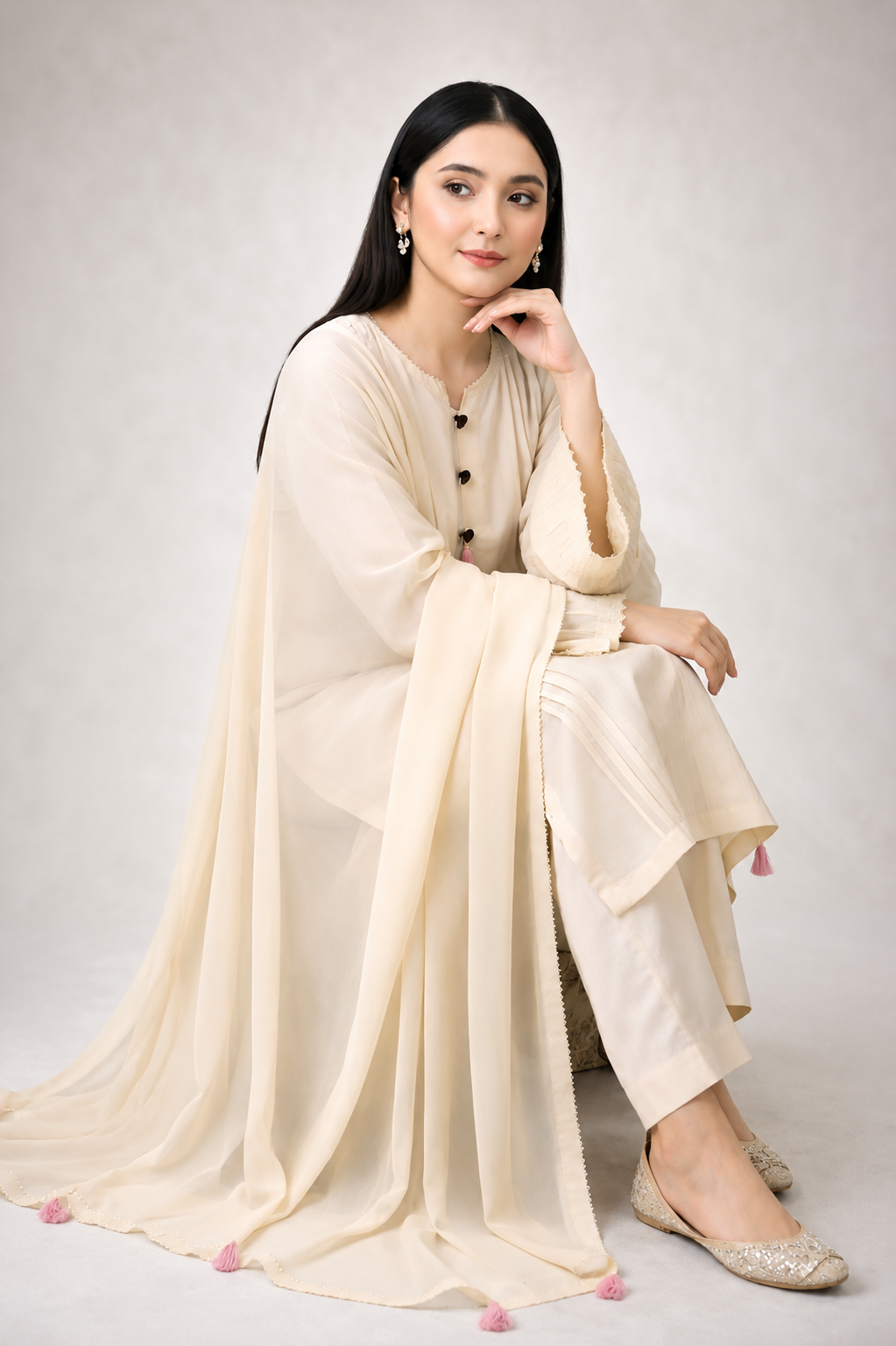 Lovely Jasmine – Premium Lawn 3-Piece Suit My Store