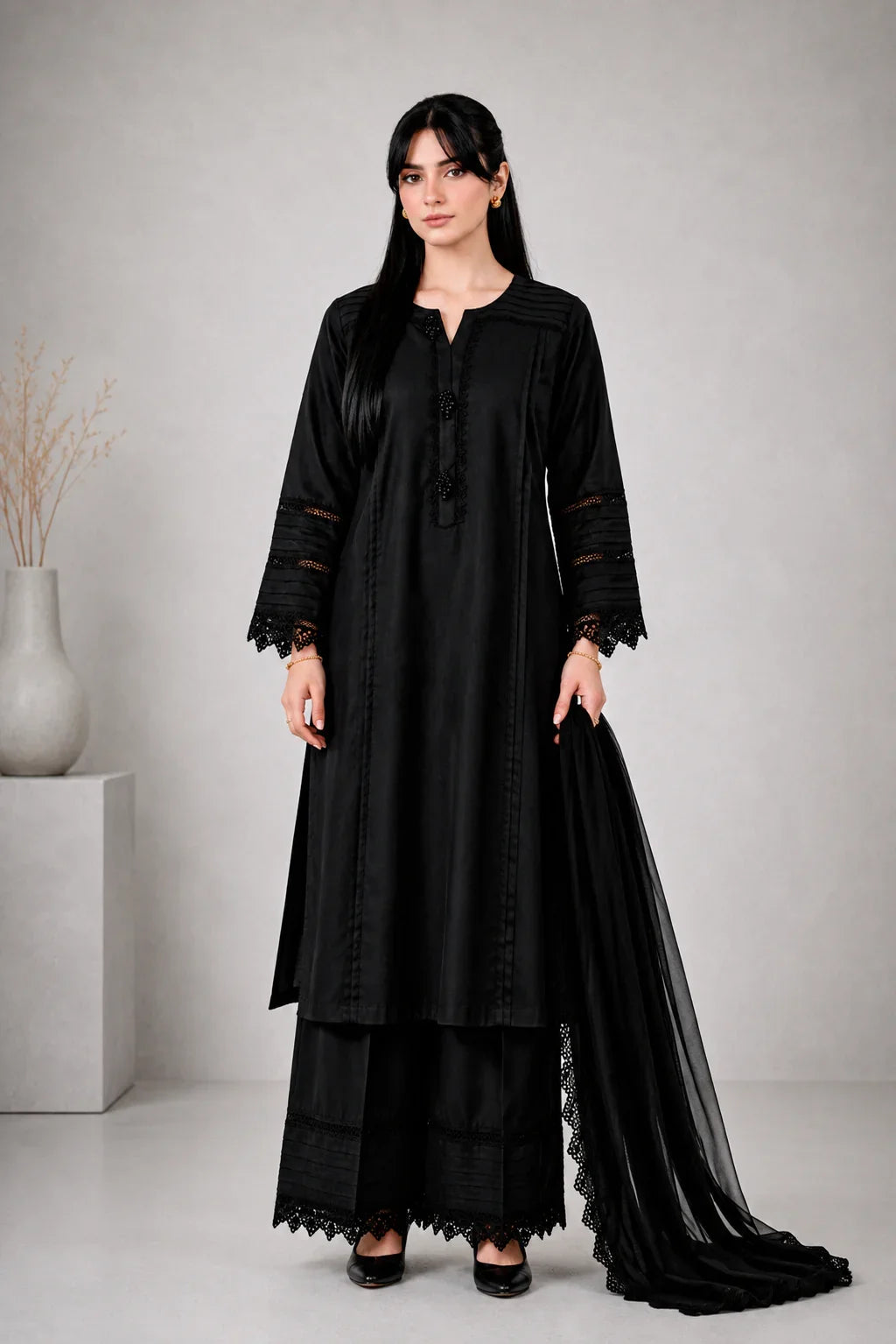 Black Elegance – Luxury Suit Sundar Style